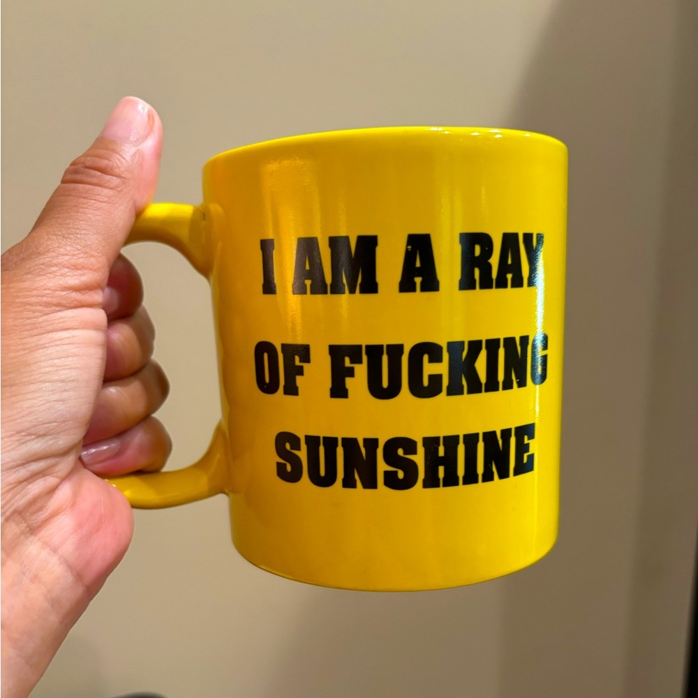 Novelty large ceramic mug